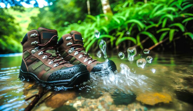 determining waterproofness of hiking shoes