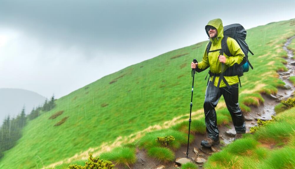 rainy hiking stay dry